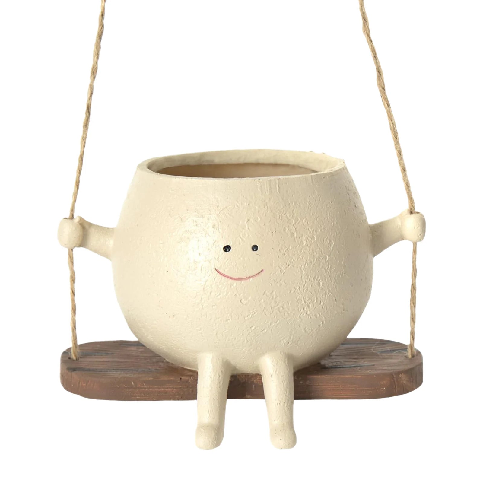 typo plant pot with legs Swing Smiling Planter – Plantagotchi